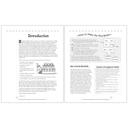 25 Easy Bilingual Nonfiction Mini Books