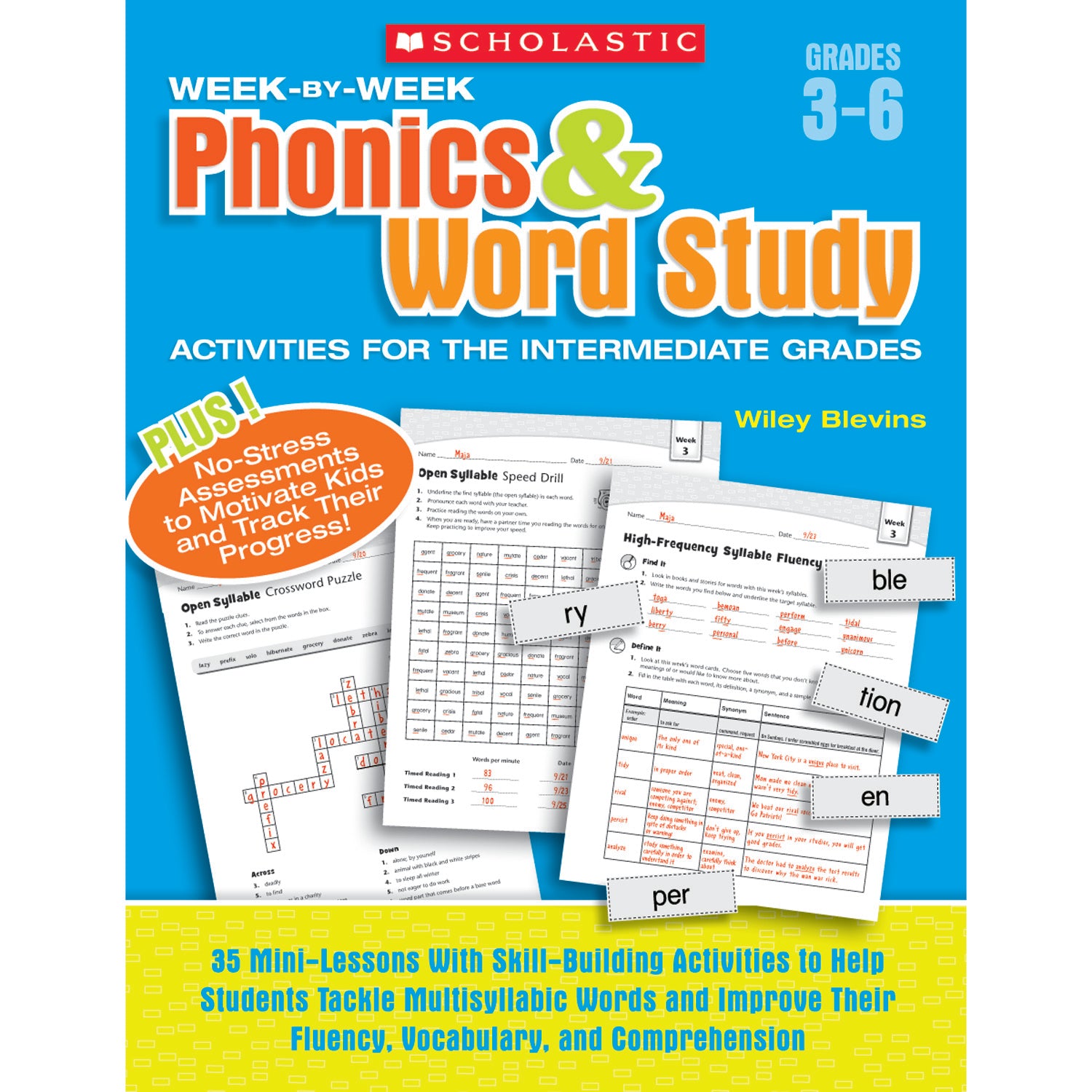 World Study Book Week-by-Week Phonics & Word Study Book – ES School Supply