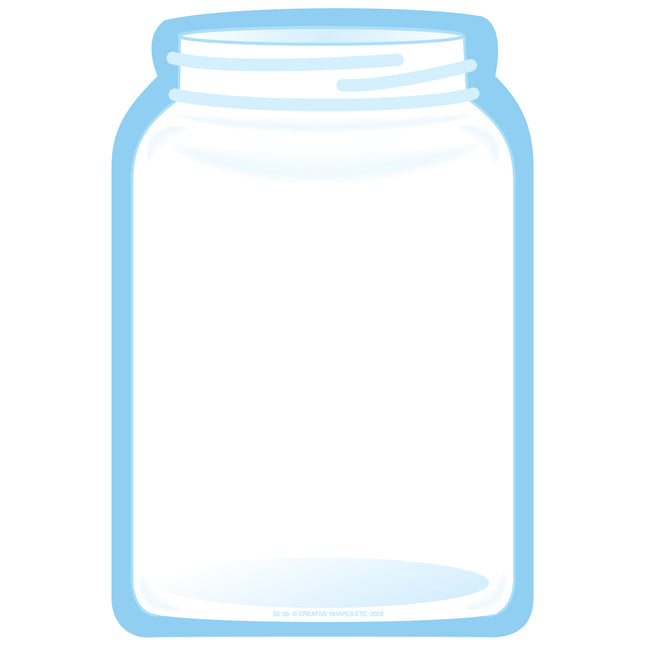Creative Shapes Notepad Jar Large