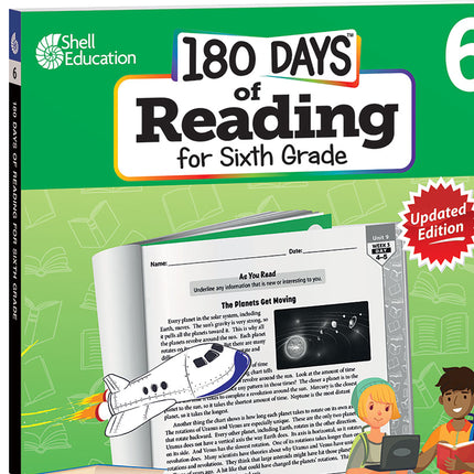 180 Days of Reading 2nd Edition, Grade 6