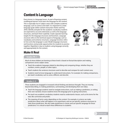 50 Strategies for Supporting Multilingual Learners