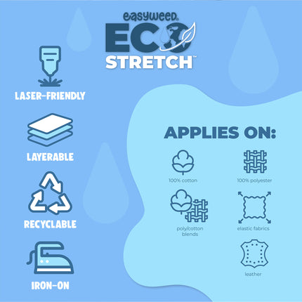 Easyweed Ecostretch HTV Heat Transfer Vinyl, 36", White