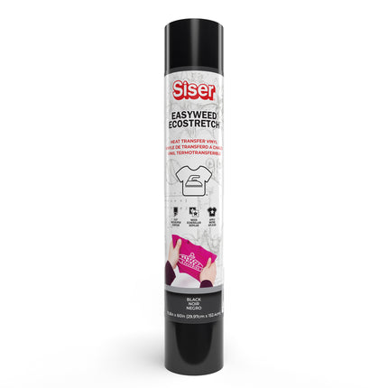 Easyweed Ecostretch HTV Heat Transfer Vinyl, 60", Black