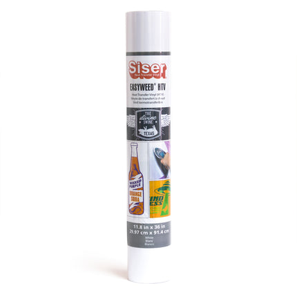 Easyweed HTV Heat Transfer Vinyl, 36", White