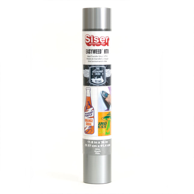 Easyweed HTV Heat Transfer Vinyl, 36", Silver