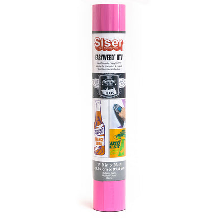 Easyweed HTV Heat Transfer Vinyl, 36", Bubble Gum