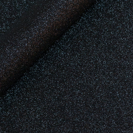 Glitter HTV Heat Transfer Vinyl, 36", Black