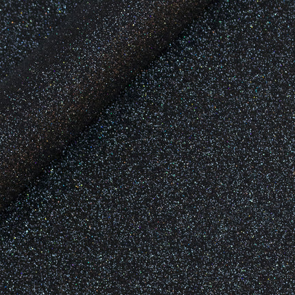 Glitter HTV Heat Transfer Vinyl, 36", Galaxy Black
