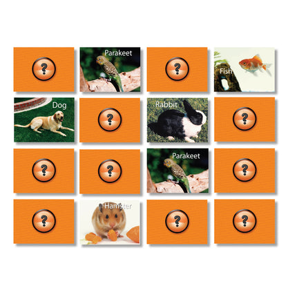 Photographic Memory Matching Game, Pets