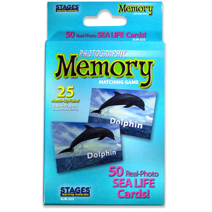 Photographic Memory Matching Game, Sea Life
