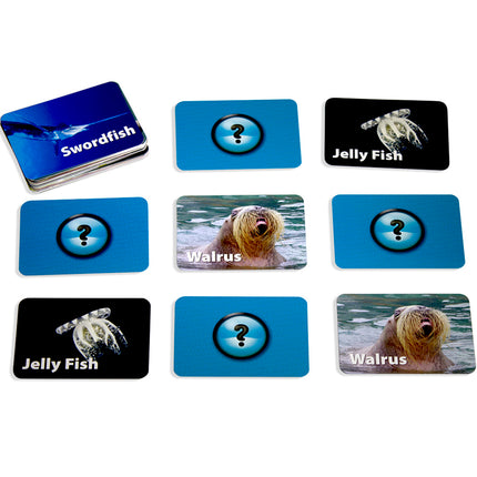 Photographic Memory Matching Game, Sea Life