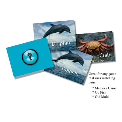 Photographic Memory Matching Game, Sea Life