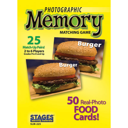 Photographic Memory Matching Game, Food