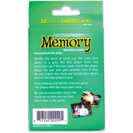 Photographic Memory Matching Game, Careers