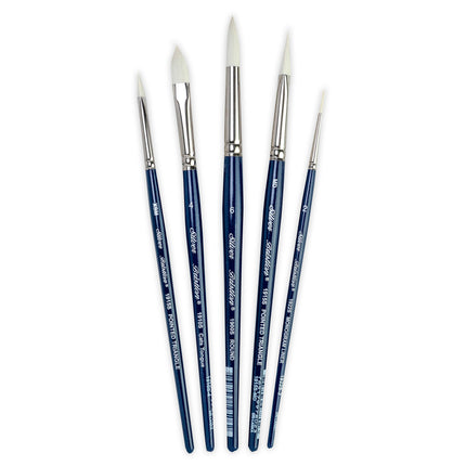 Bristlon Triangle Cats Tongue Brushes, Set of 5