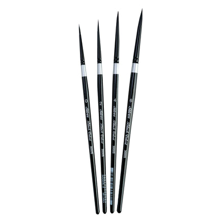 Black Velvet Small Round Brushes