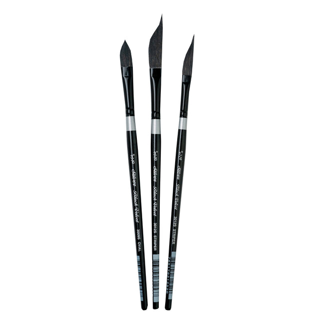 Black Velvet Dagger/Oval Brushes