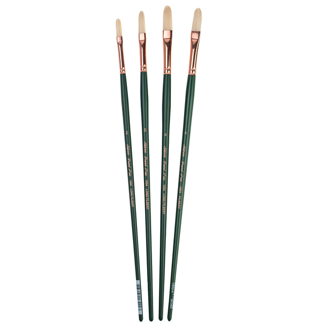 Grand Prix Long Filberts, 4 Brushes