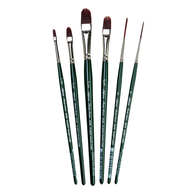 Ruby Satin Grass Combs