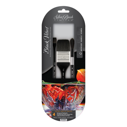 Black Velvet® 3-Piece BEST Plein Air W/C Brush Set