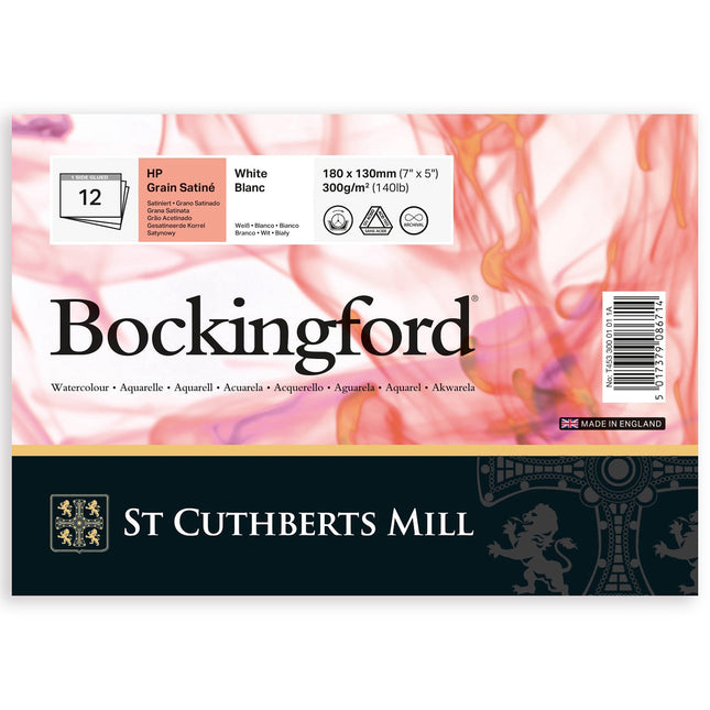 Bockingford Watercolor 12shts 7x5in