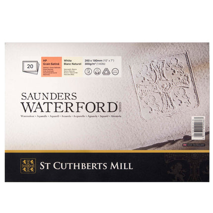 Saunders Waterford Watercolor Block, Hot Pressed, 10x7