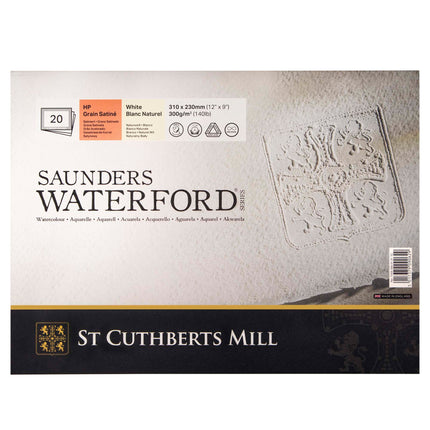 Saunders Waterford Watercolor Block, Hot Pressed, 12x9