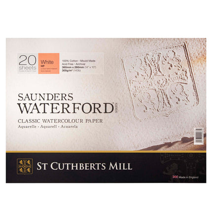 Saunders Waterford Watercolor Block, Hot Pressed, 14x10