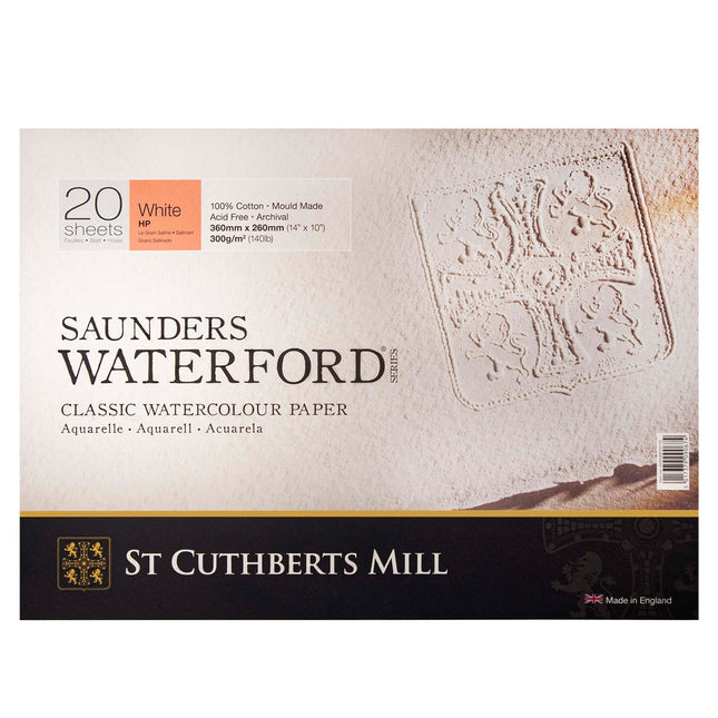Saunders Waterford Watercolor Block, Hot Pressed, 14x10
