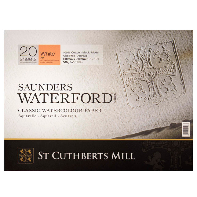 Saunders Waterford Watercolor Block, Hot Pressed, 16x12