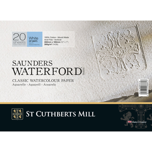 Saunders Waterford Watercolor Block, Cold Pressed, 10x7