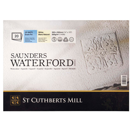 Saunders Waterford Watercolor Block, Cold Pressed, 14x10