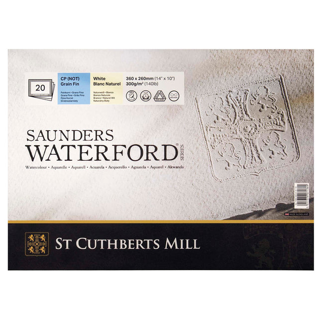 Saunders Waterford Watercolor Block, Cold Pressed, 14x10