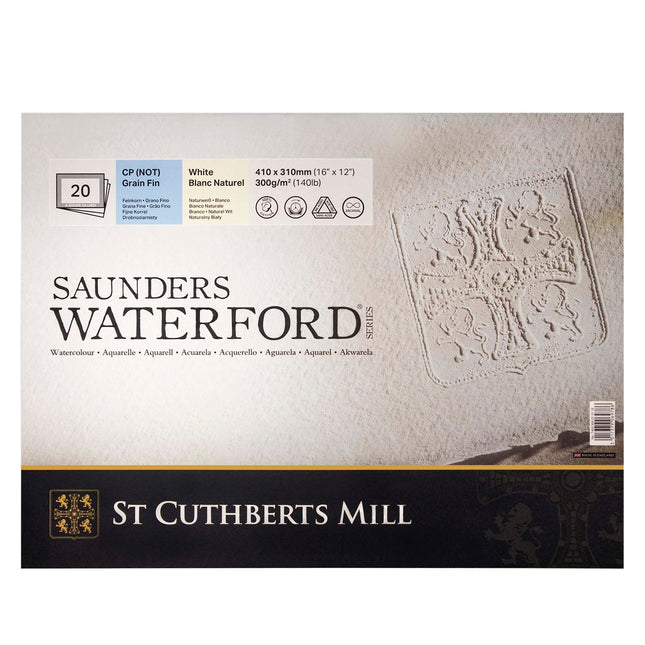 Saunders Waterford Watercolor Block, Cold Pressed, 16x12