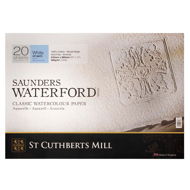 Saunders Waterford Watercolor Block, Cold Pressed, 20x14