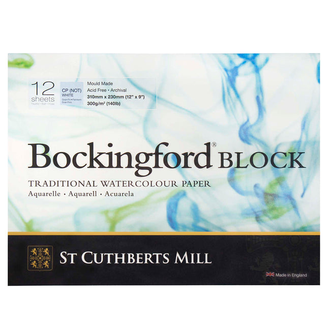 Bockingford Watercolor Block, 9x12