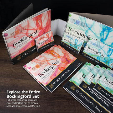 Bockingford Watercolor Spiral 5x7in Cold Pressed 12 Sheets