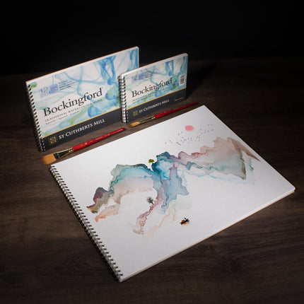 Bockingford Watercolor Spiral 5x7in Cold Pressed 12 Sheets