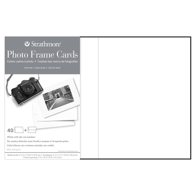 Photo Frame Cards & Envelopes, Plain Border