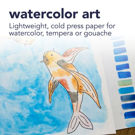 Watercolor Pad, 9x12
