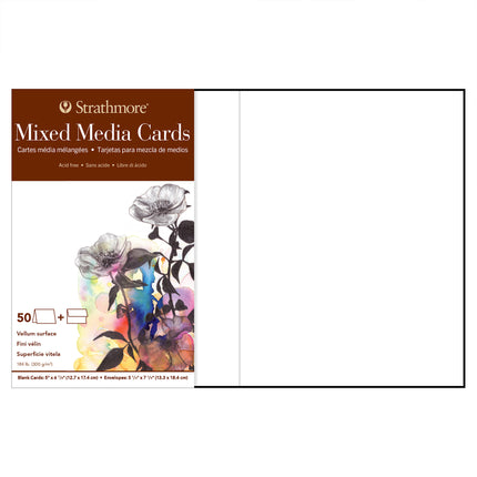 50ct Mixed Media Full Paper Cards & Envelopes 400 Series