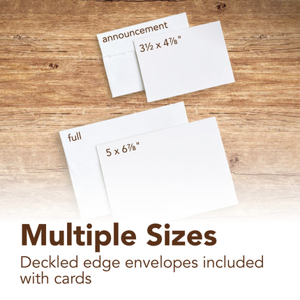 100ct Bristol Cards & Envelopes 400 Series