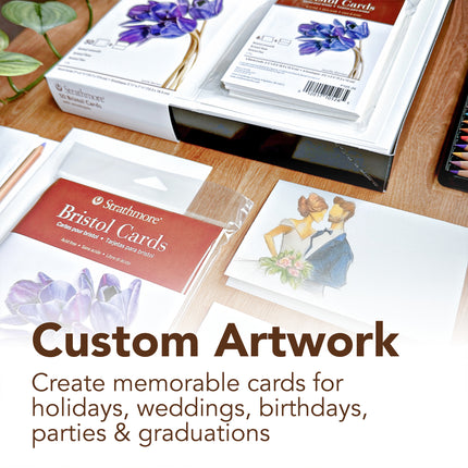 100ct Bristol Cards & Envelopes 400 Series