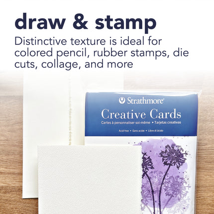 Ivory W/deckle 100ct Creative Cards & Envelopes
