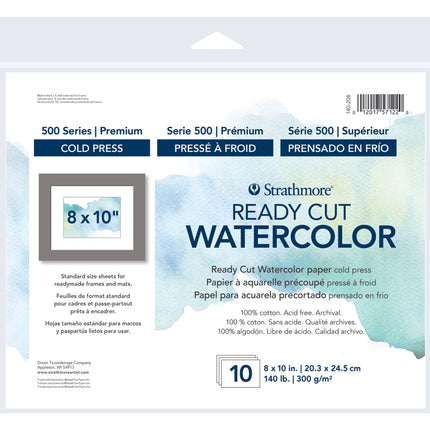 Watercolor Paper Pack, 8x10