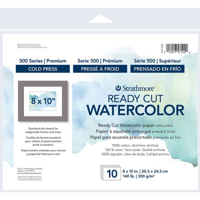 Watercolor Paper Pack, 8x10