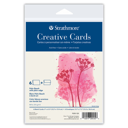 Creative Cards Palm Beach 5x6.875in & Envelopes 6pk