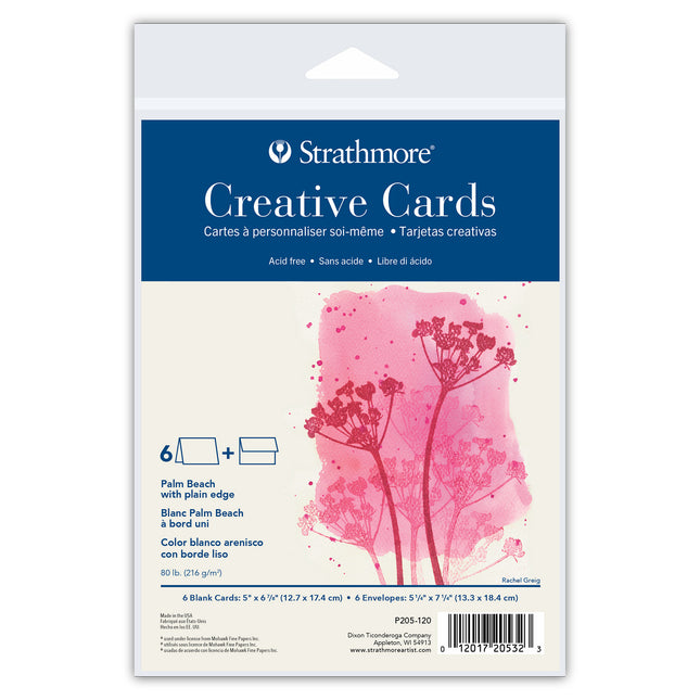 Creative Cards Palm Beach 5x6.875in & Envelopes 6pk