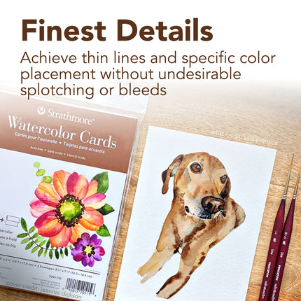 Watercolor Cards & Envel 3.5x4.875 400 Series 6pk