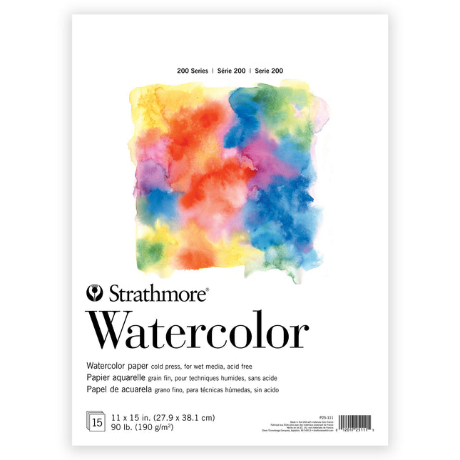 Watercolor Paper Pad, 11x15